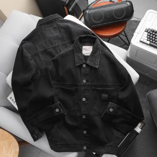 ICONDENIM Moss Black Wash Men's Jacket